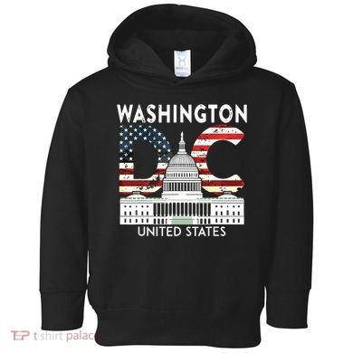 Washington Capitol Hill Souvenir Gift Washington Dc Toddler Hoodie