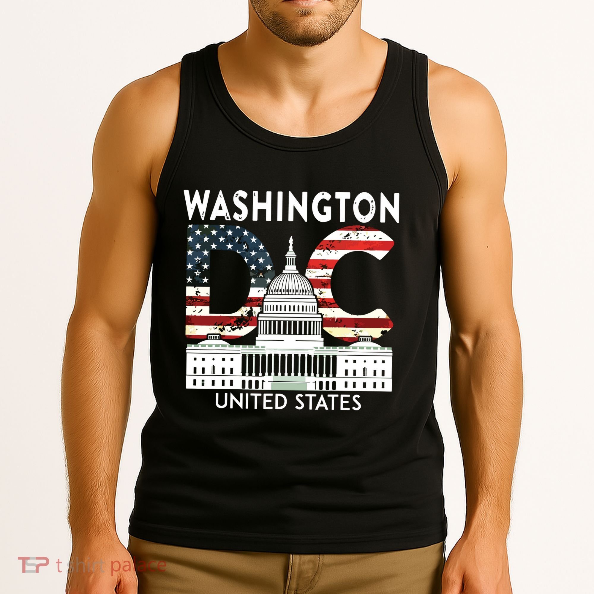 Washington Capitol Hill Souvenir Gift Washington Dc Tank Top
