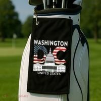 Washington Capitol Hill Souvenir Gift Washington Dc Golf Towel thumb 2