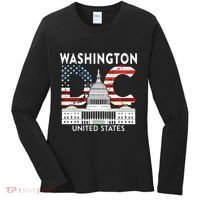 Washington Capitol Hill Souvenir Gift Washington Dc Women's Long Sleeve Shirt thumb 0