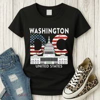 Washington Capitol Hill Souvenir Gift Washington Dc Women's T-Shirt thumb 3