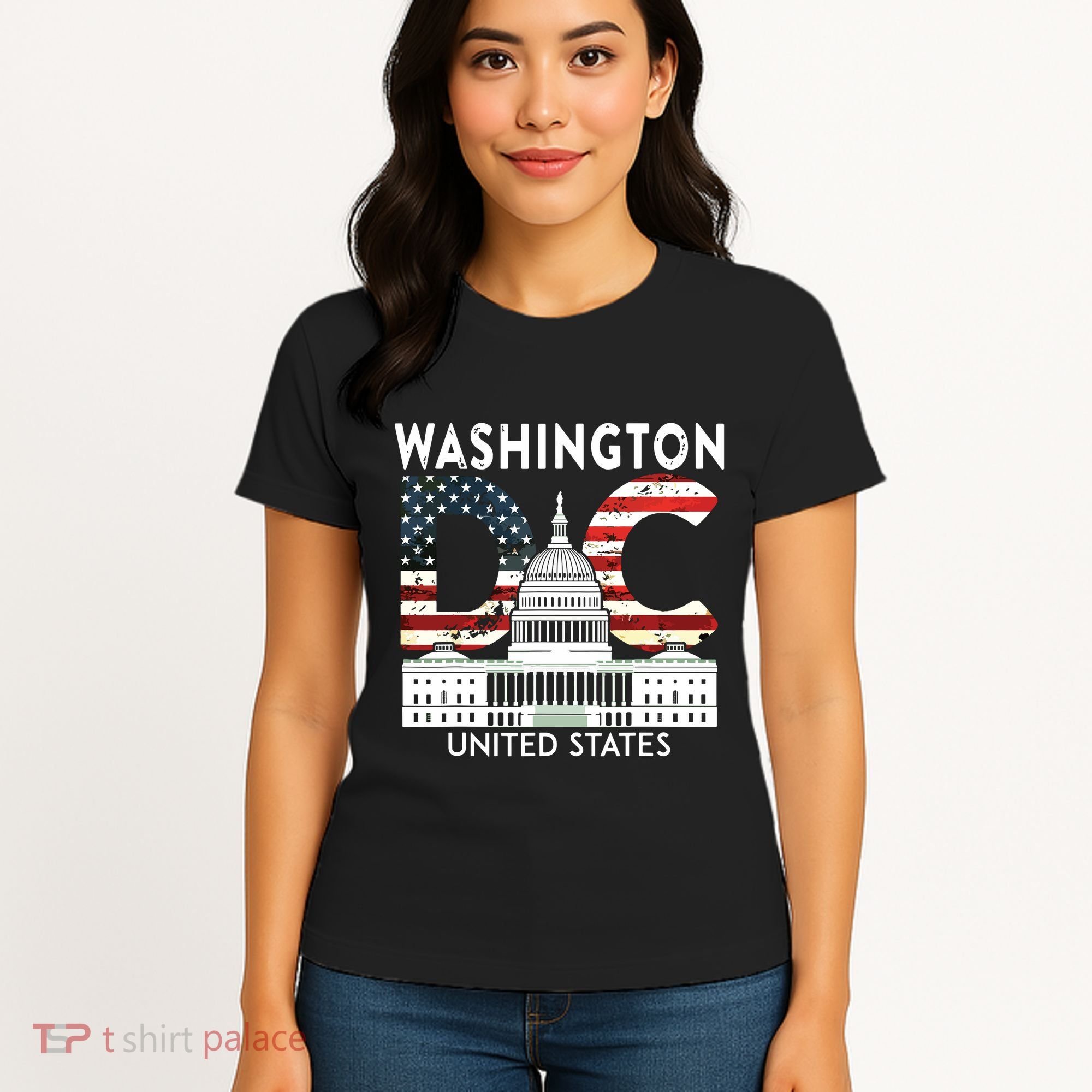 Washington Capitol Hill Souvenir Gift Washington Dc Women's T-Shirt