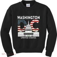 Washington Capitol Hill Souvenir Gift Washington Dc Kids Sweatshirt thumb 0