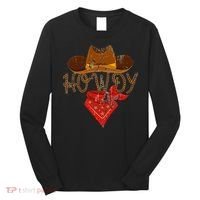 Western Cowboy Howdy Classic Fit Black Polyester & Cotton Long Sleeve Shirt thumb 0