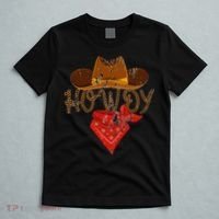 Western Cowboy Howdy Classic Fit Black Polyester & Cotton T-Shirt thumb 5