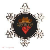Western Cowboy Howdy Classic Fit Black Polyester & Cotton Ornament thumb 0