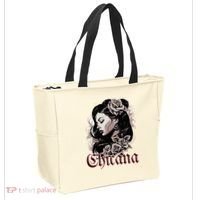 WomanS Chola Hispanic Latino Mexican Chicano Cholo Chicana Tote Bag thumb 2