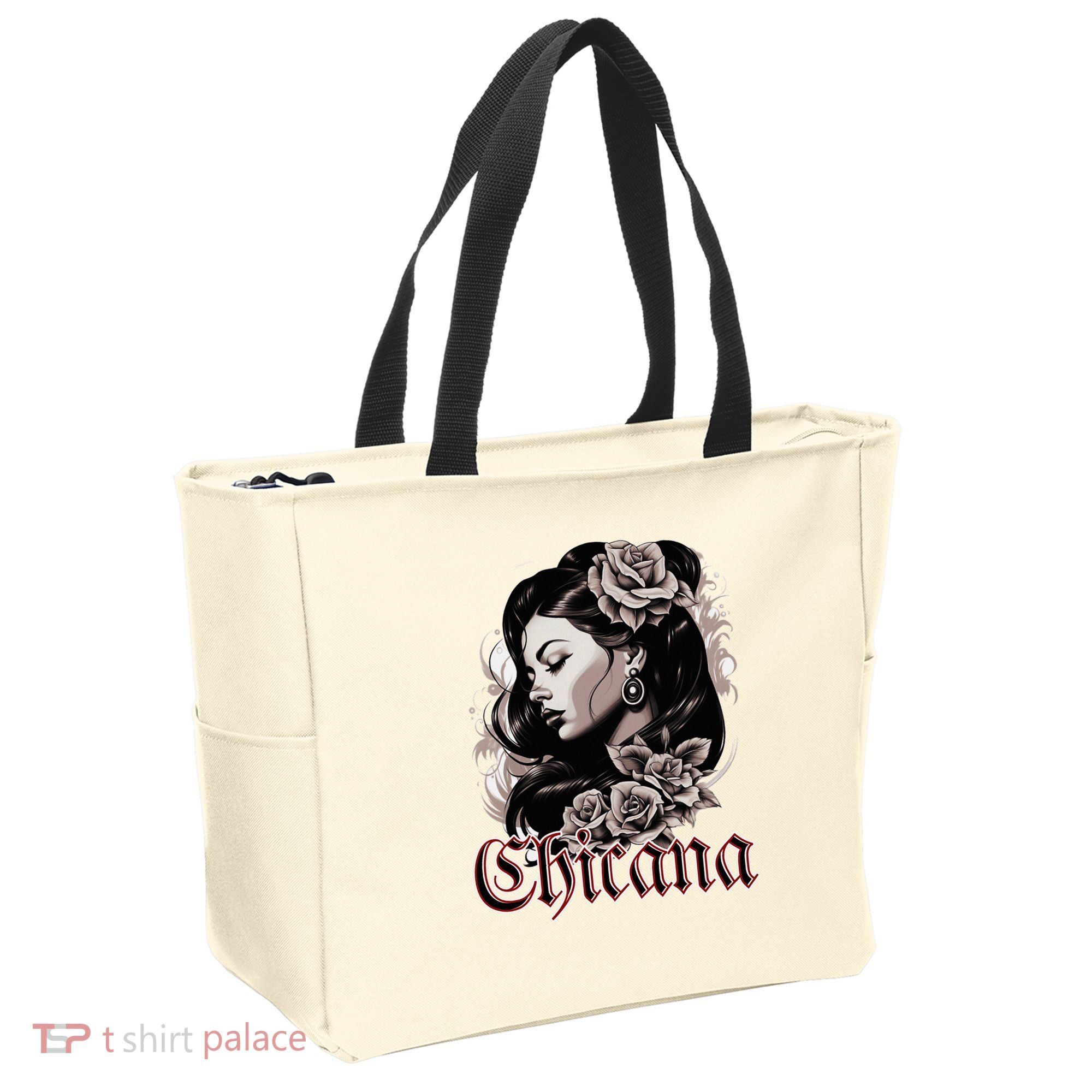 WomanS Chola Hispanic Latino Mexican Chicano Cholo Chicana Tote Bag
