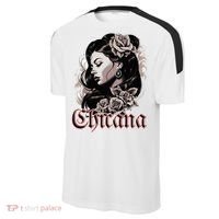 WomanS Chola Hispanic Latino Mexican Chicano Cholo Chicana Sport-Tek Competitor United Soccer Jersey thumb 2