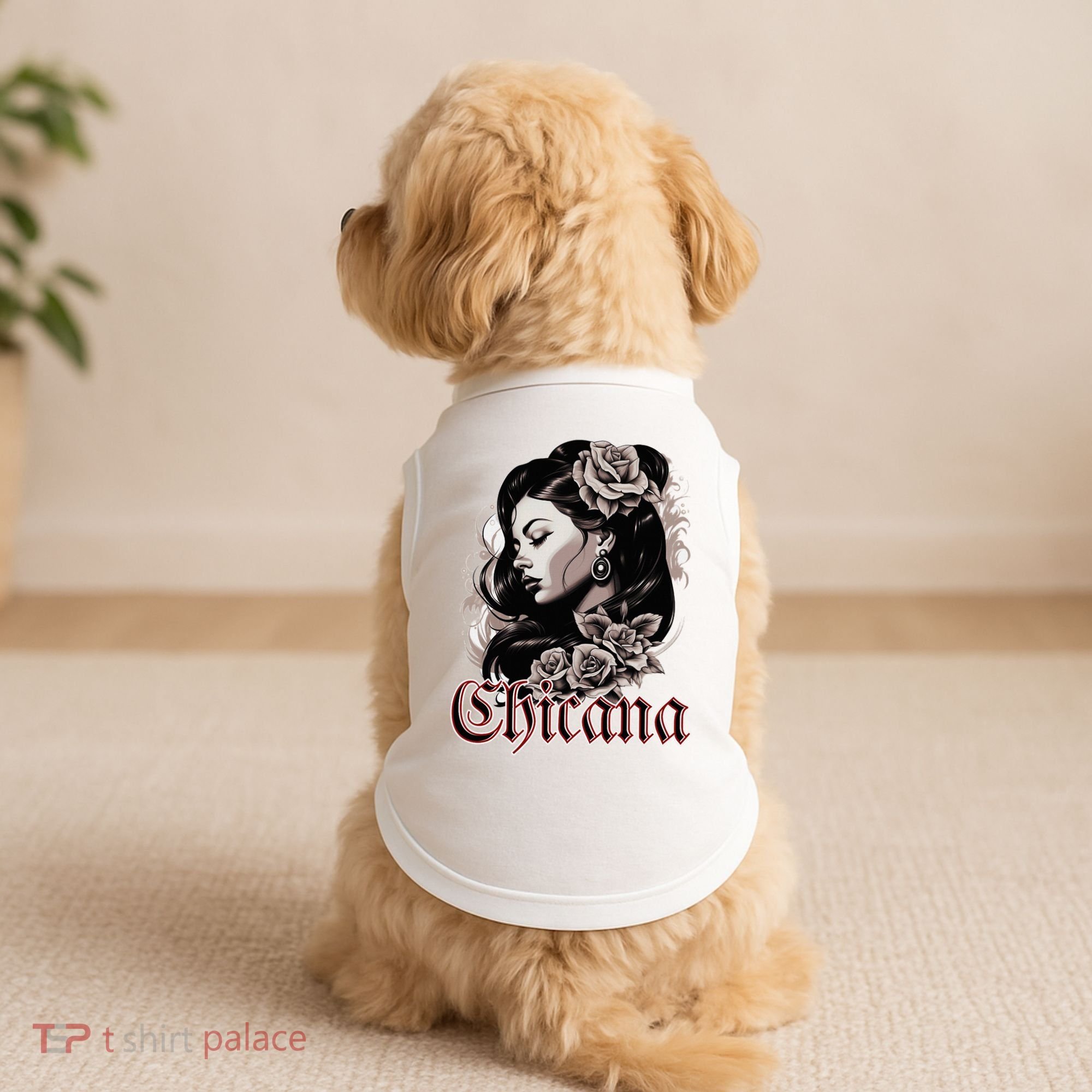 WomanS Chola Hispanic Latino Mexican Chicano Cholo Chicana Doggie Tank