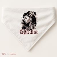 WomanS Chola Hispanic Latino Mexican Chicano Cholo Chicana USA-Made Doggie Bandana thumb 0