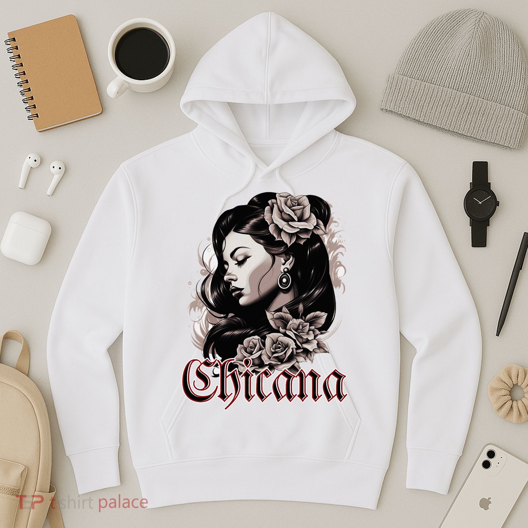 WomanS Chola Hispanic Latino Mexican Chicano Cholo Chicana Hoodie