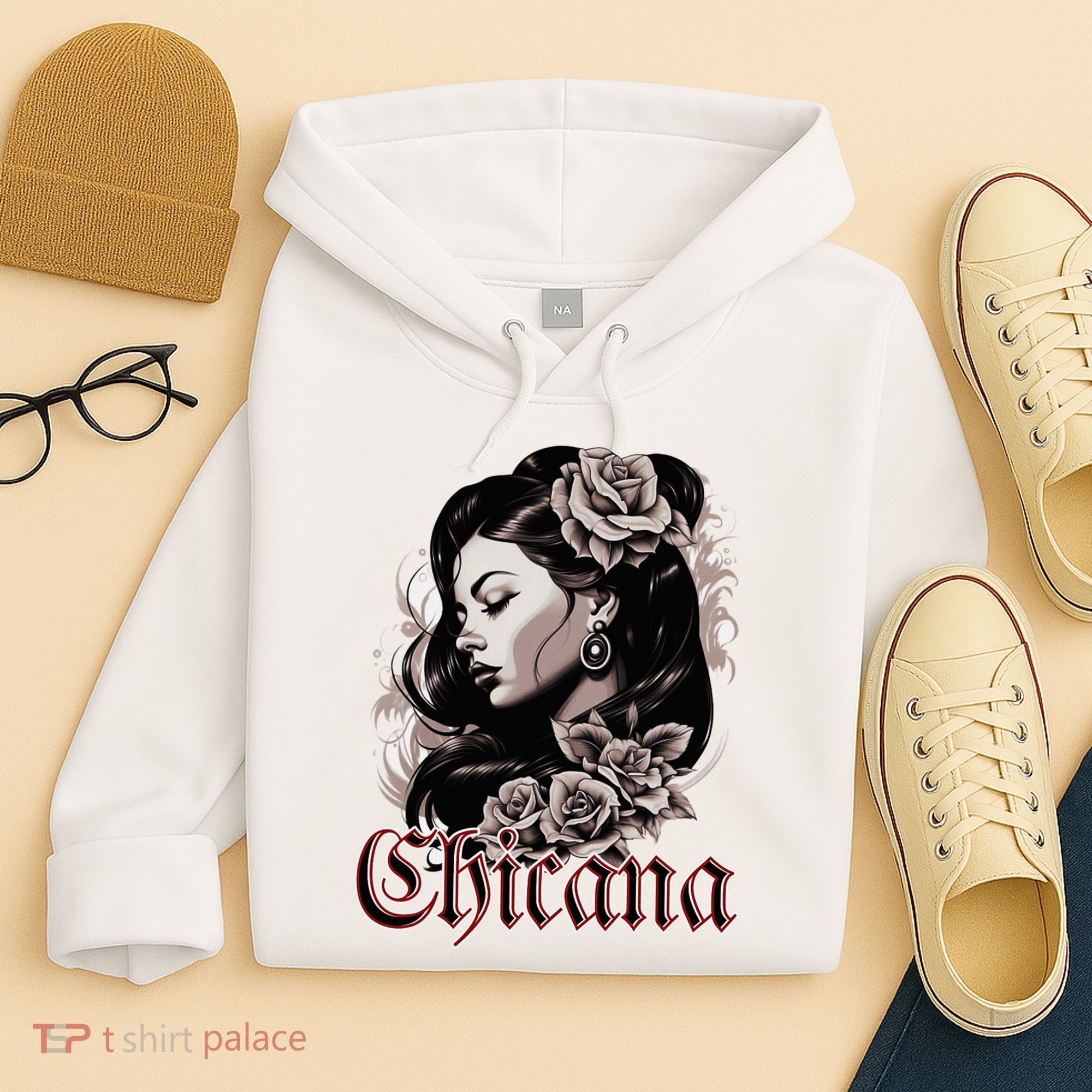 WomanS Chola Hispanic Latino Mexican Chicano Cholo Chicana Hoodie