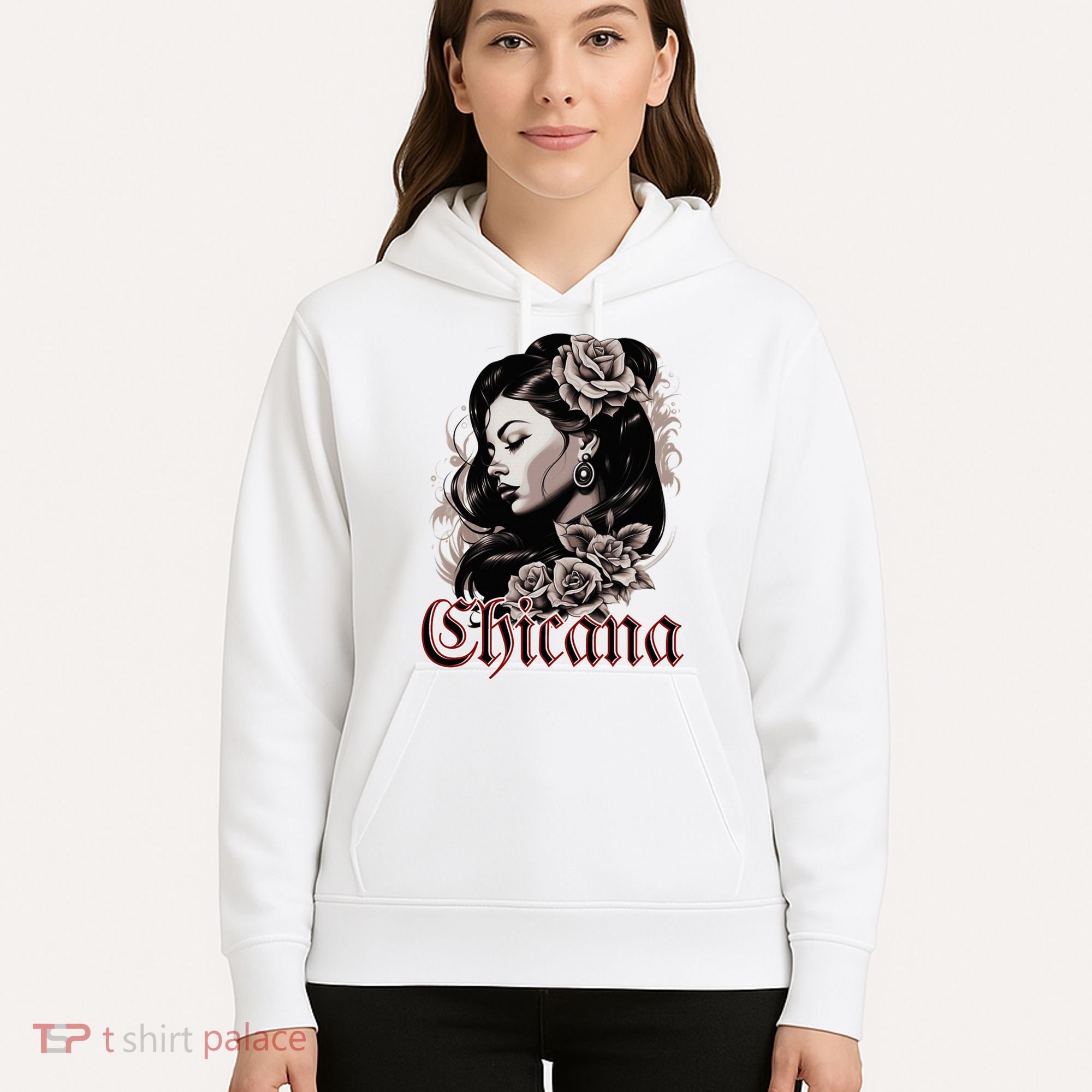 WomanS Chola Hispanic Latino Mexican Chicano Cholo Chicana Hoodie