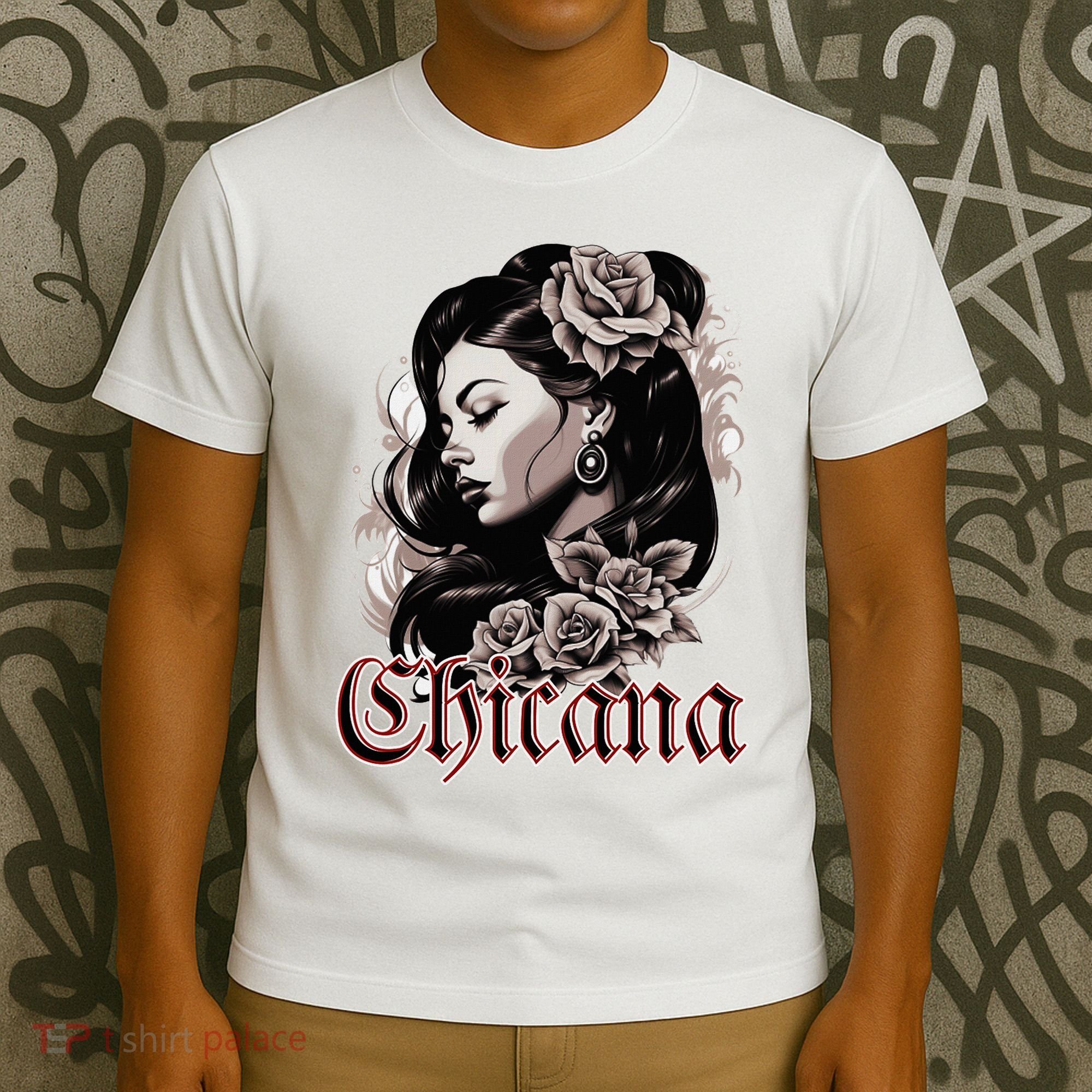 WomanS Chola Hispanic Latino Mexican Chicano Cholo Chicana T-Shirt