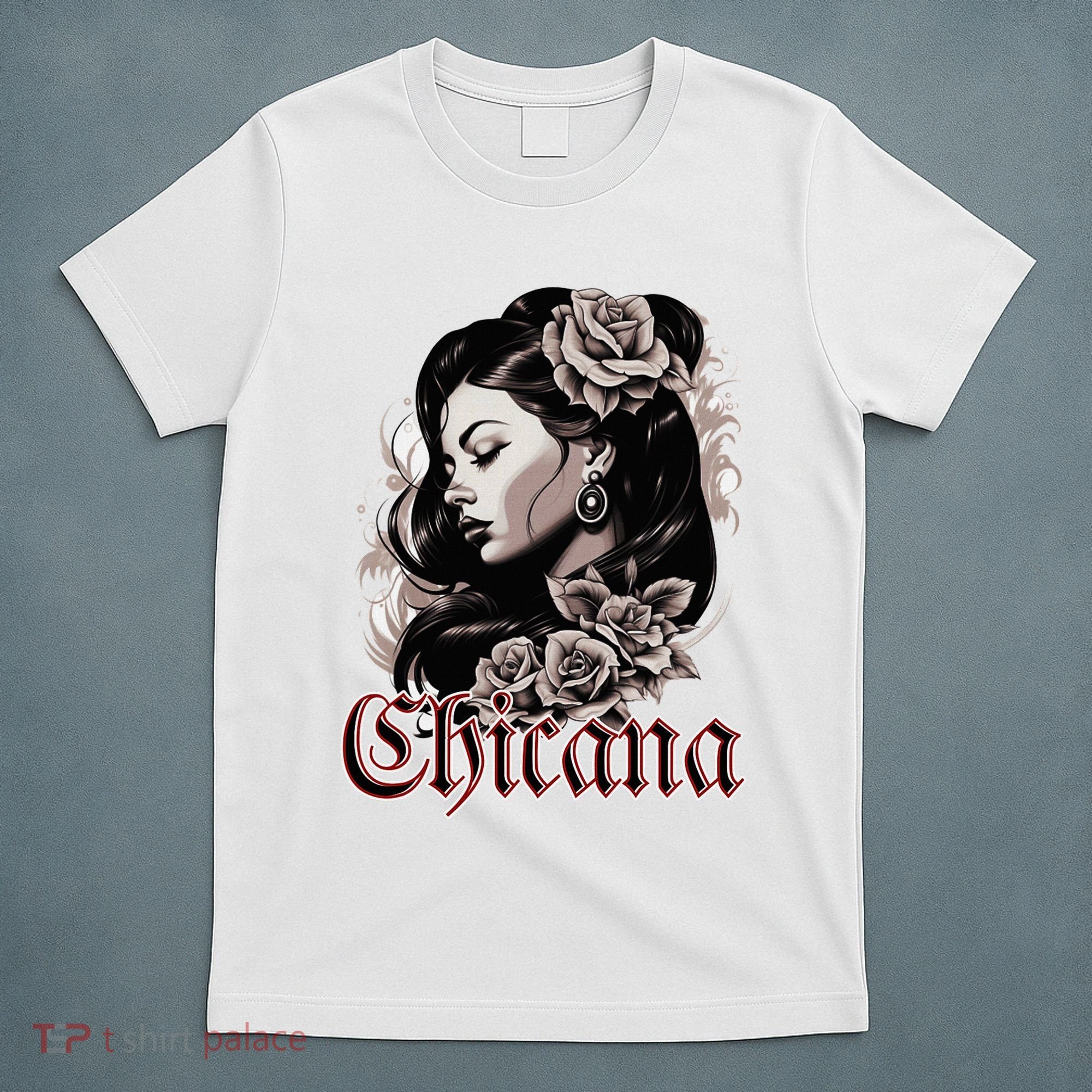 WomanS Chola Hispanic Latino Mexican Chicano Cholo Chicana T-Shirt