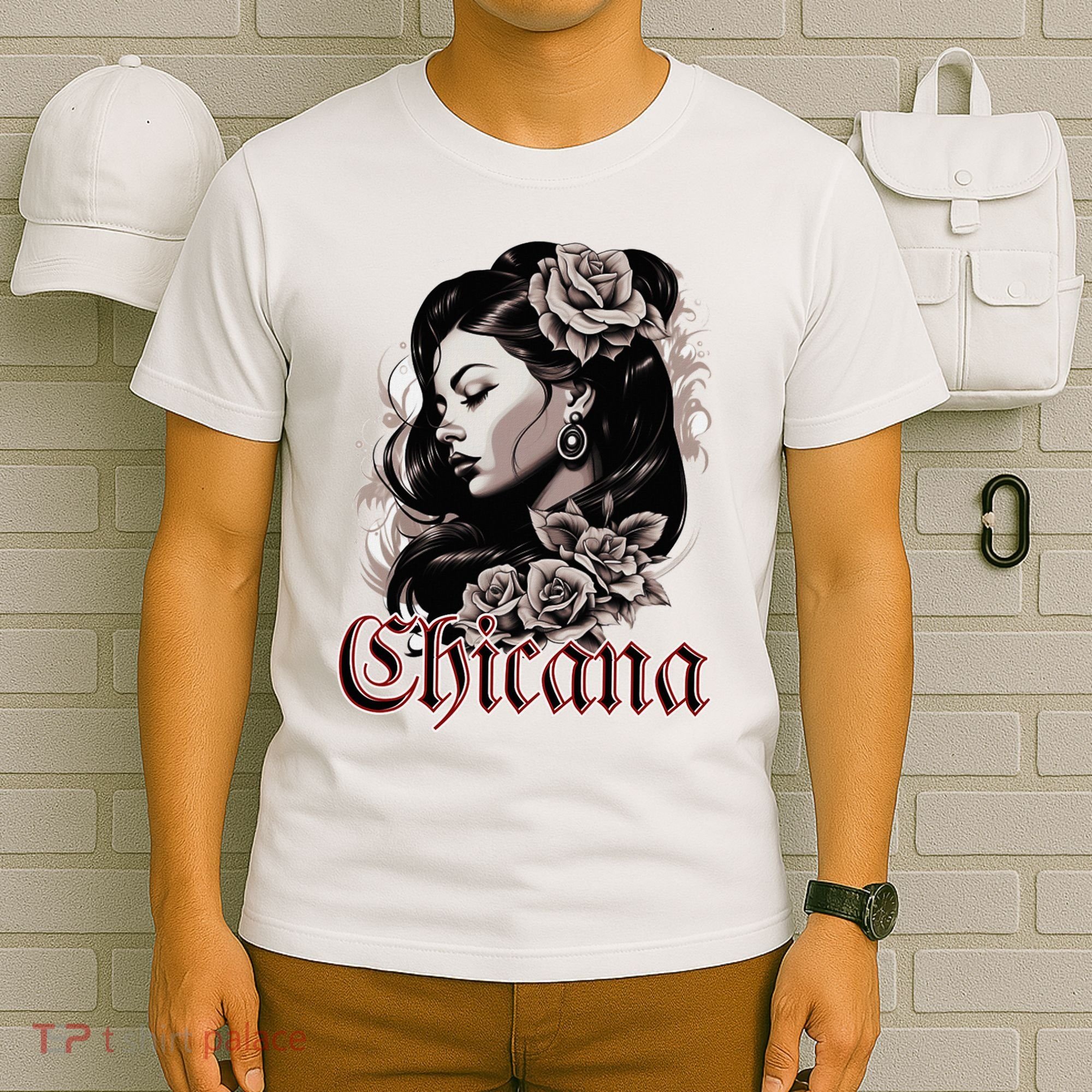 WomanS Chola Hispanic Latino Mexican Chicano Cholo Chicana T-Shirt