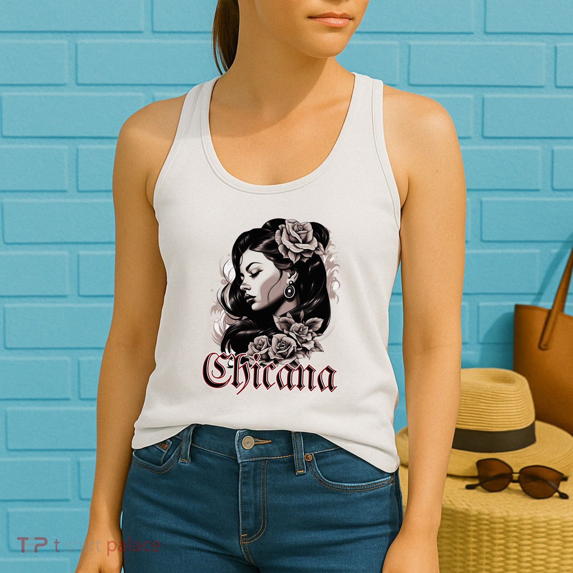 WomanS Chola Hispanic Latino Mexican Chicano Cholo Chicana Women's Tank Top