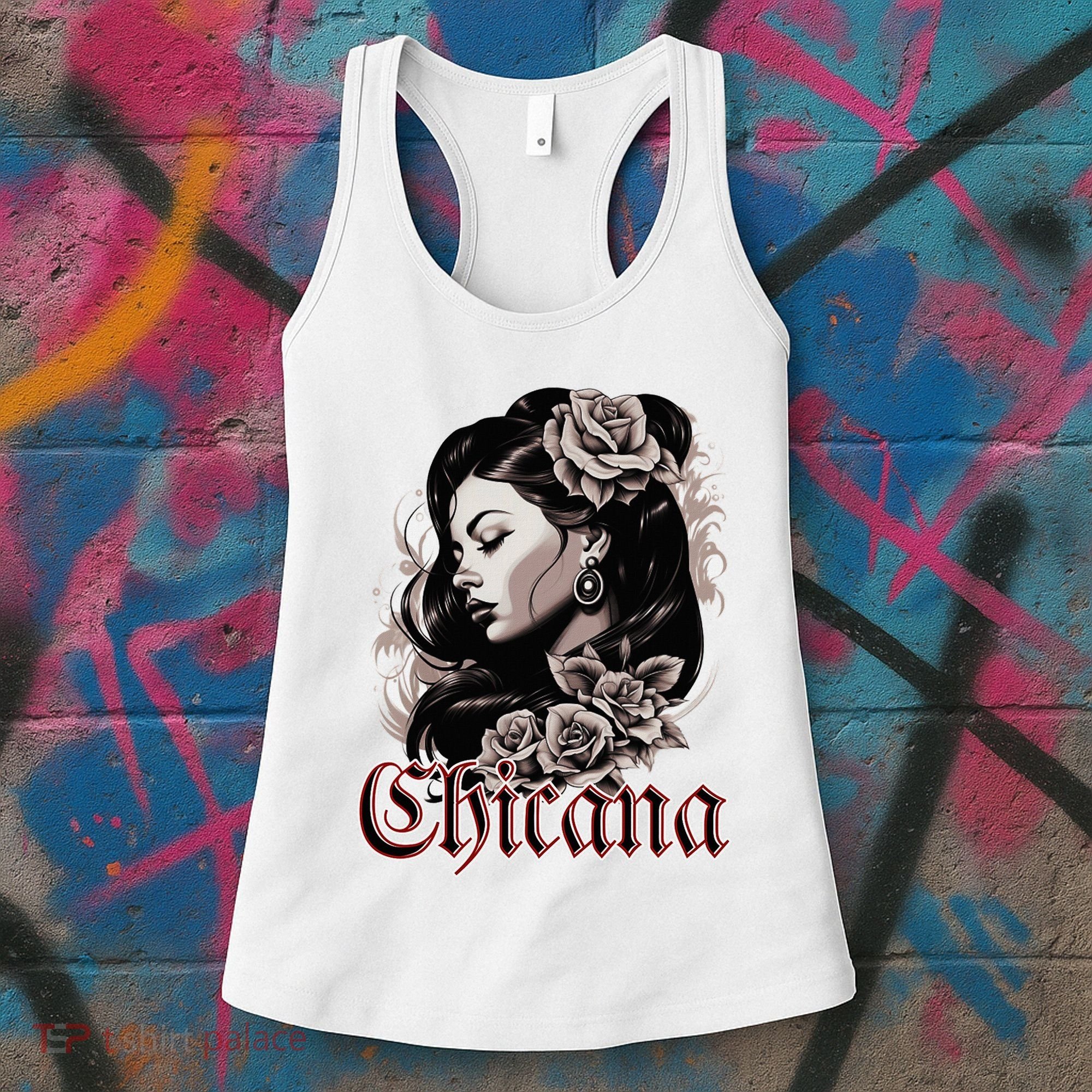 WomanS Chola Hispanic Latino Mexican Chicano Cholo Chicana Women's Tank Top