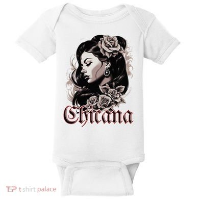 WomanS Chola Hispanic Latino Mexican Chicano Cholo Chicana Baby Bodysuit