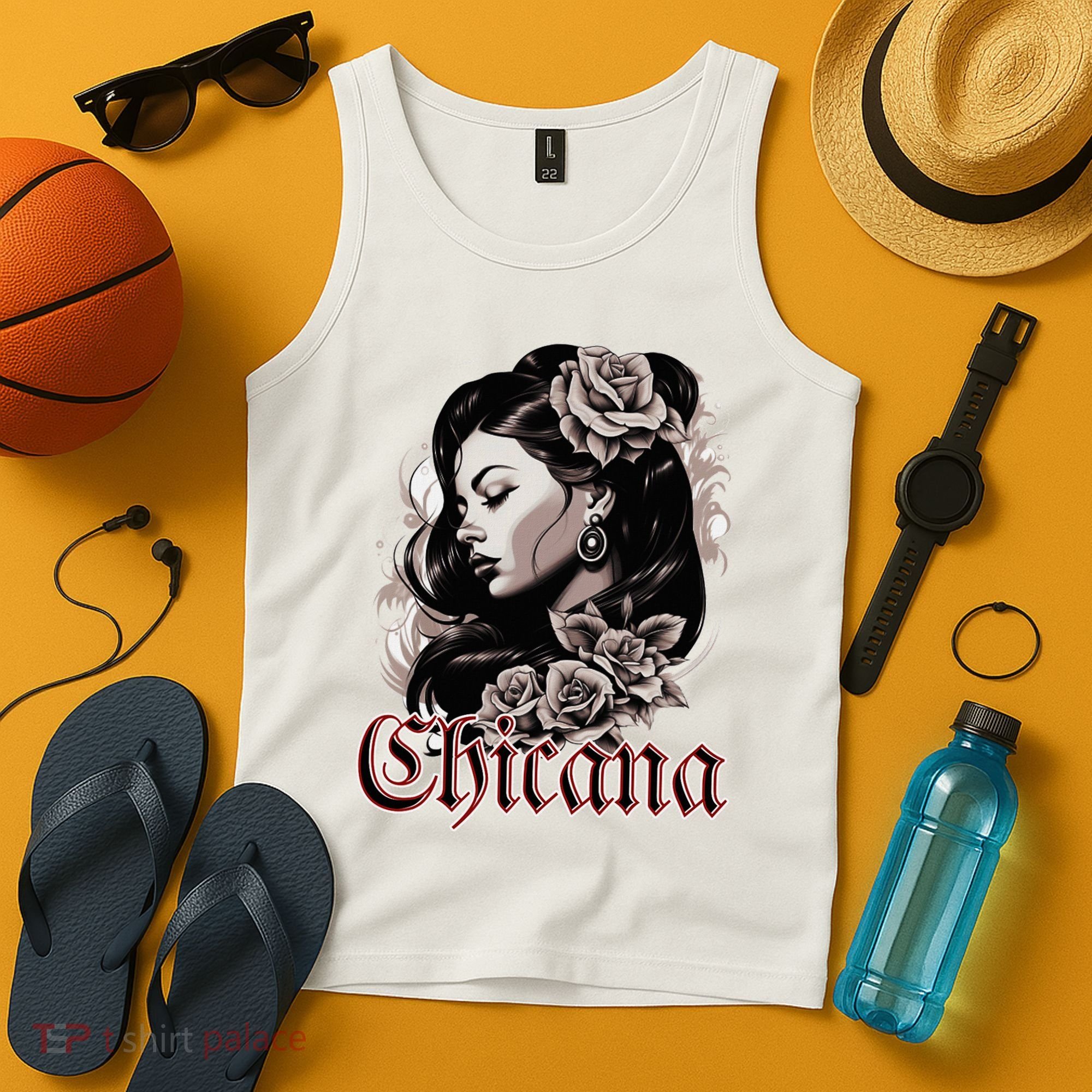 WomanS Chola Hispanic Latino Mexican Chicano Cholo Chicana Tank Top