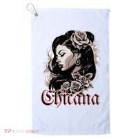 WomanS Chola Hispanic Latino Mexican Chicano Cholo Chicana Golf Towel thumb 0