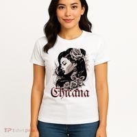 WomanS Chola Hispanic Latino Mexican Chicano Cholo Chicana Women's T-Shirt thumb 4