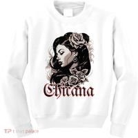 WomanS Chola Hispanic Latino Mexican Chicano Cholo Chicana Kids Sweatshirt thumb 0