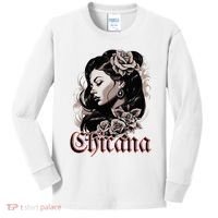 WomanS Chola Hispanic Latino Mexican Chicano Cholo Chicana Kids Long Sleeve Shirt thumb 0