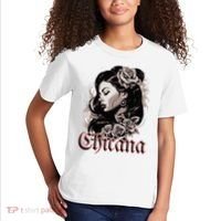 WomanS Chola Hispanic Latino Mexican Chicano Cholo Chicana Kids T-Shirt thumb 2