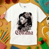 WomanS Chola Hispanic Latino Mexican Chicano Cholo Chicana Kids T-Shirt thumb 3