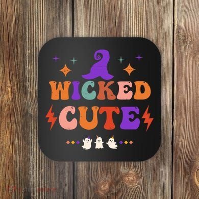 Wicked Cute Halloween Gift Coaster