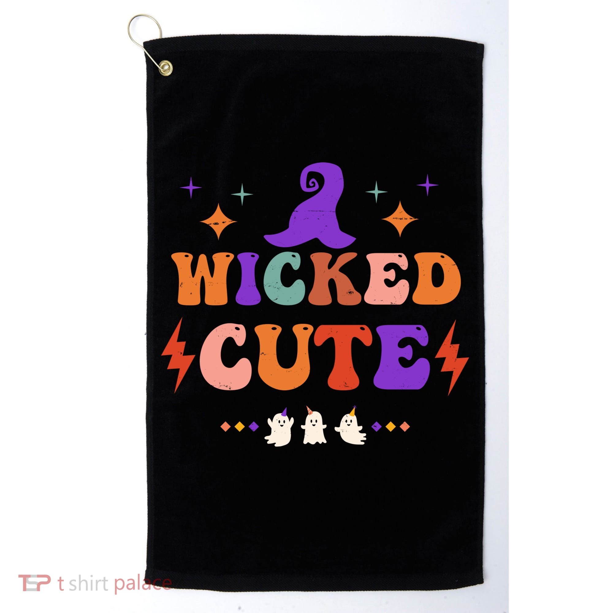 Wicked Cute Halloween Gift Golf Towel