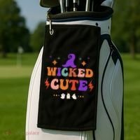 Wicked Cute Halloween Gift Golf Towel thumb 2