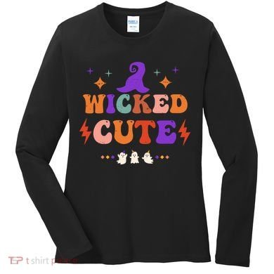 Wicked Cute Halloween Gift Women's Long Sleeve Shirt