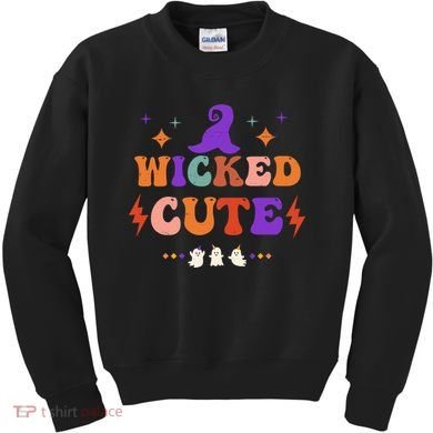 Wicked Cute Halloween Gift Kids Sweatshirt