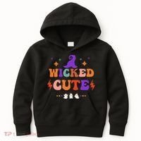 Wicked Cute Halloween Gift Kids Hoodie thumb 0