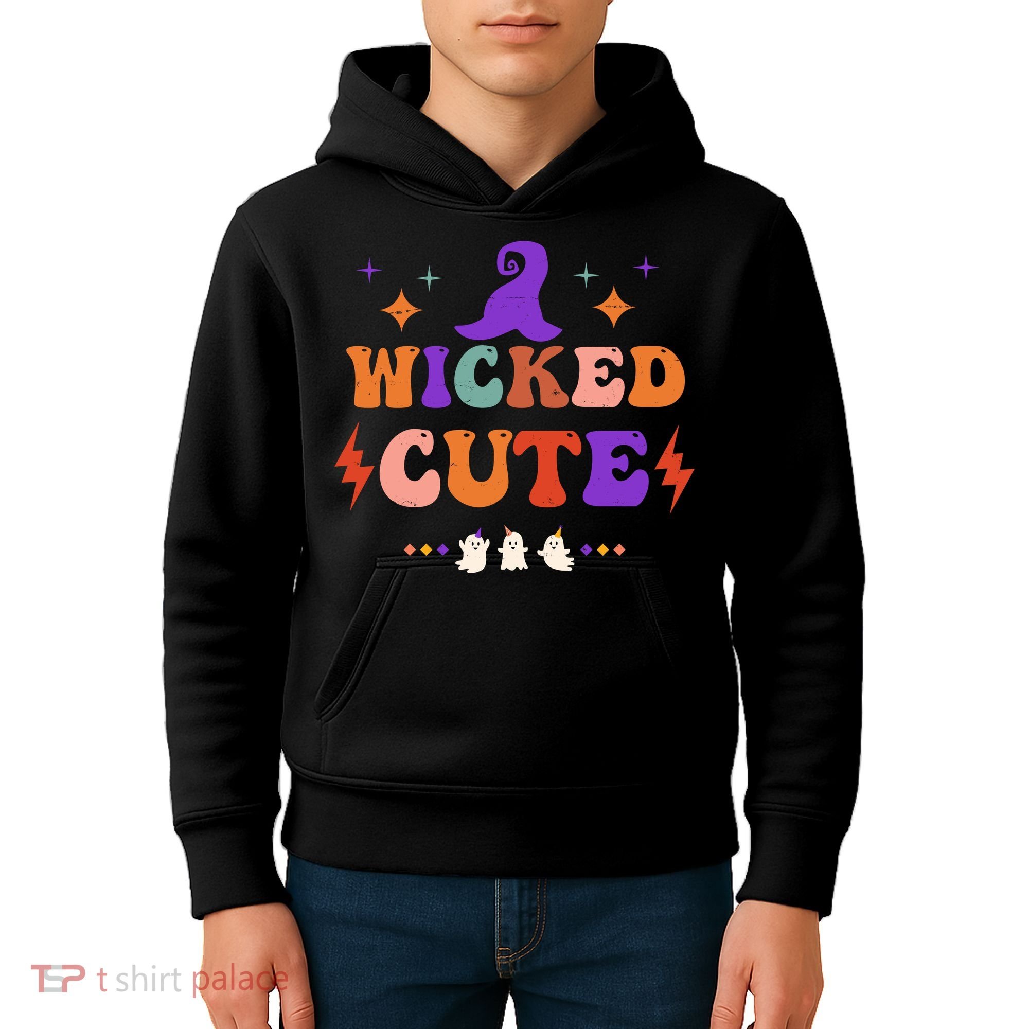 Wicked Cute Halloween Gift Kids Hoodie