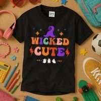 Wicked Cute Halloween Gift Kids T-Shirt thumb 3