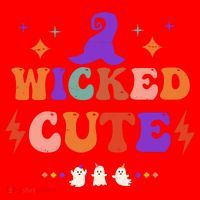 Wicked Cute Halloween Gift Santa Hat thumb 1