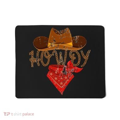Western Cowboy Howdy Mousepad