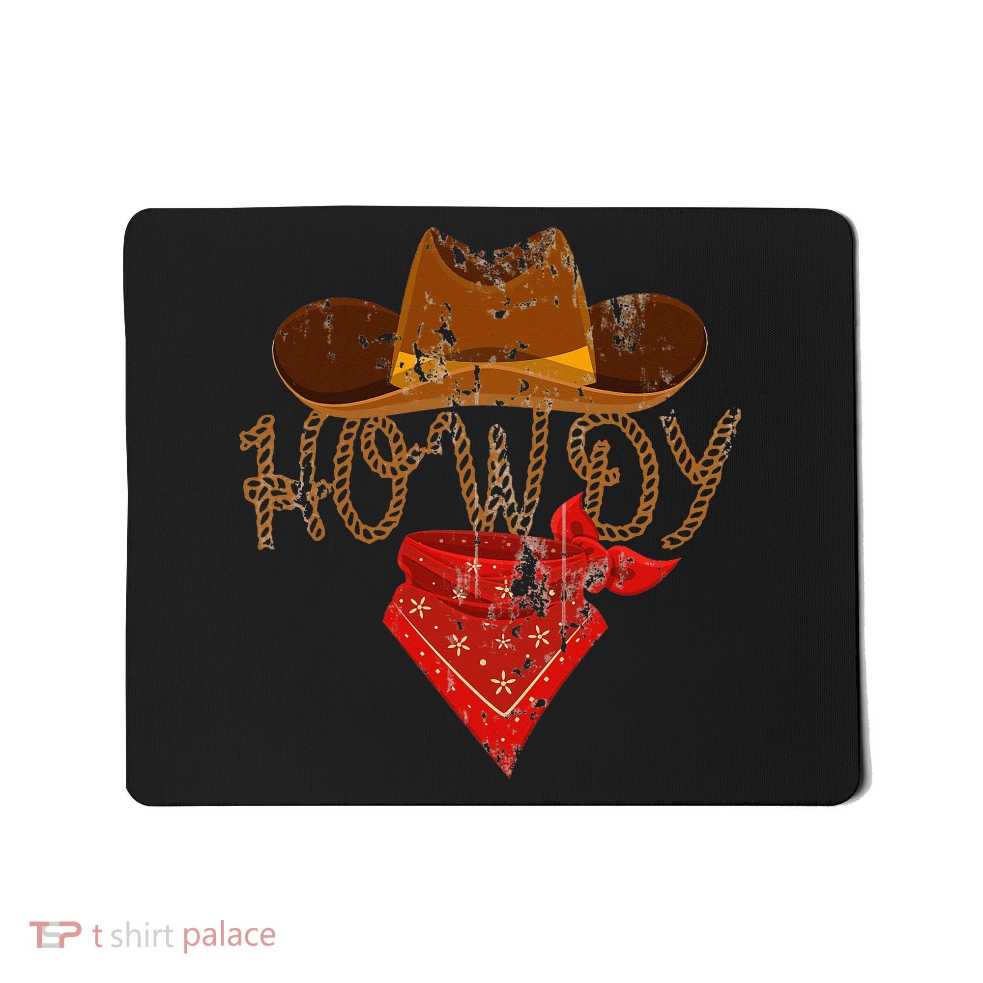 Western Cowboy Howdy Mousepad