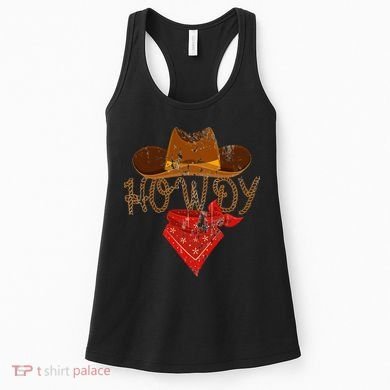 Western Cowboy Howdy Women's Tank Top