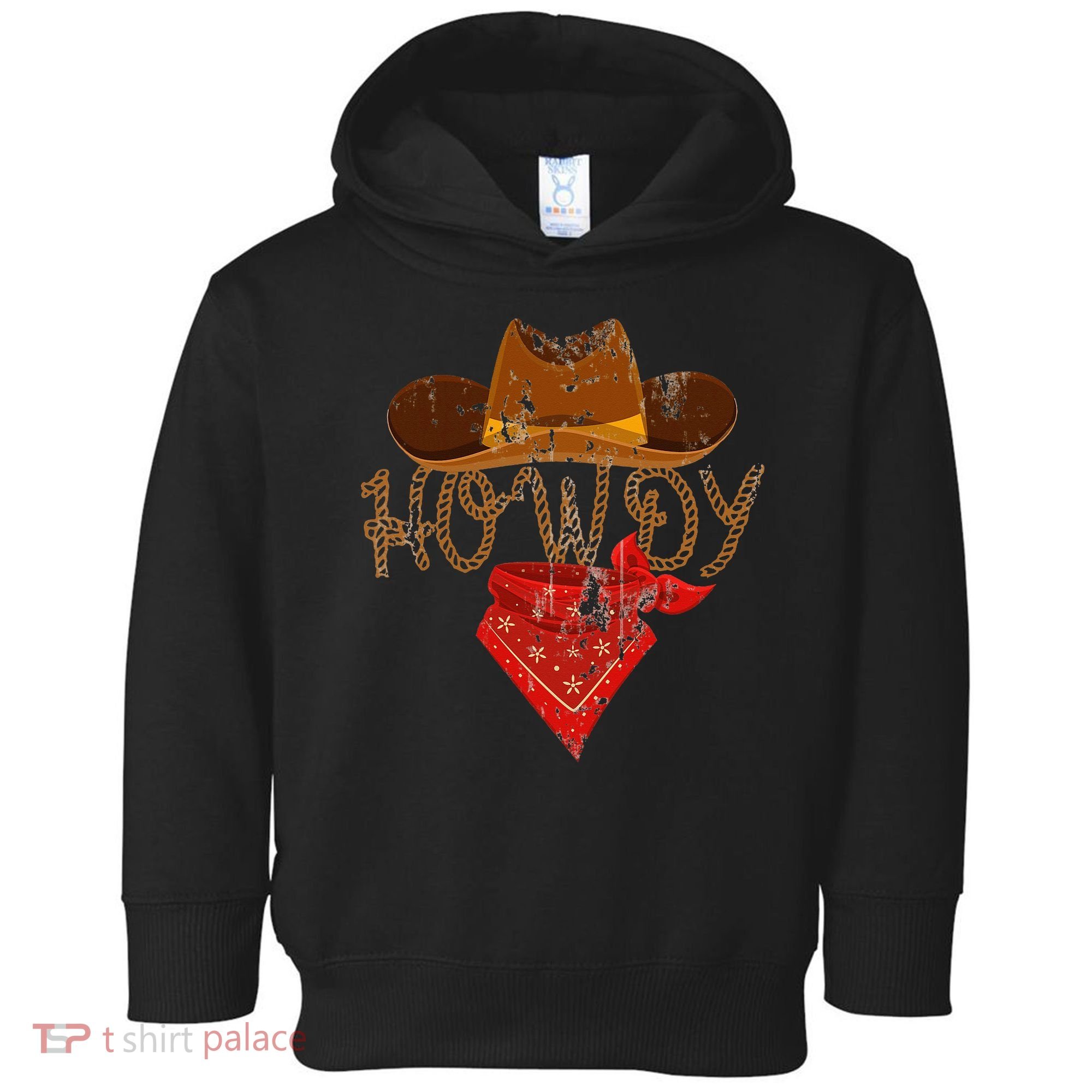 Western Cowboy Howdy Toddler Hoodie