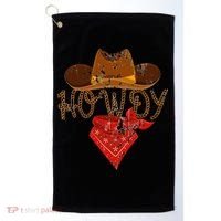 Western Cowboy Howdy Golf Towel thumb 0