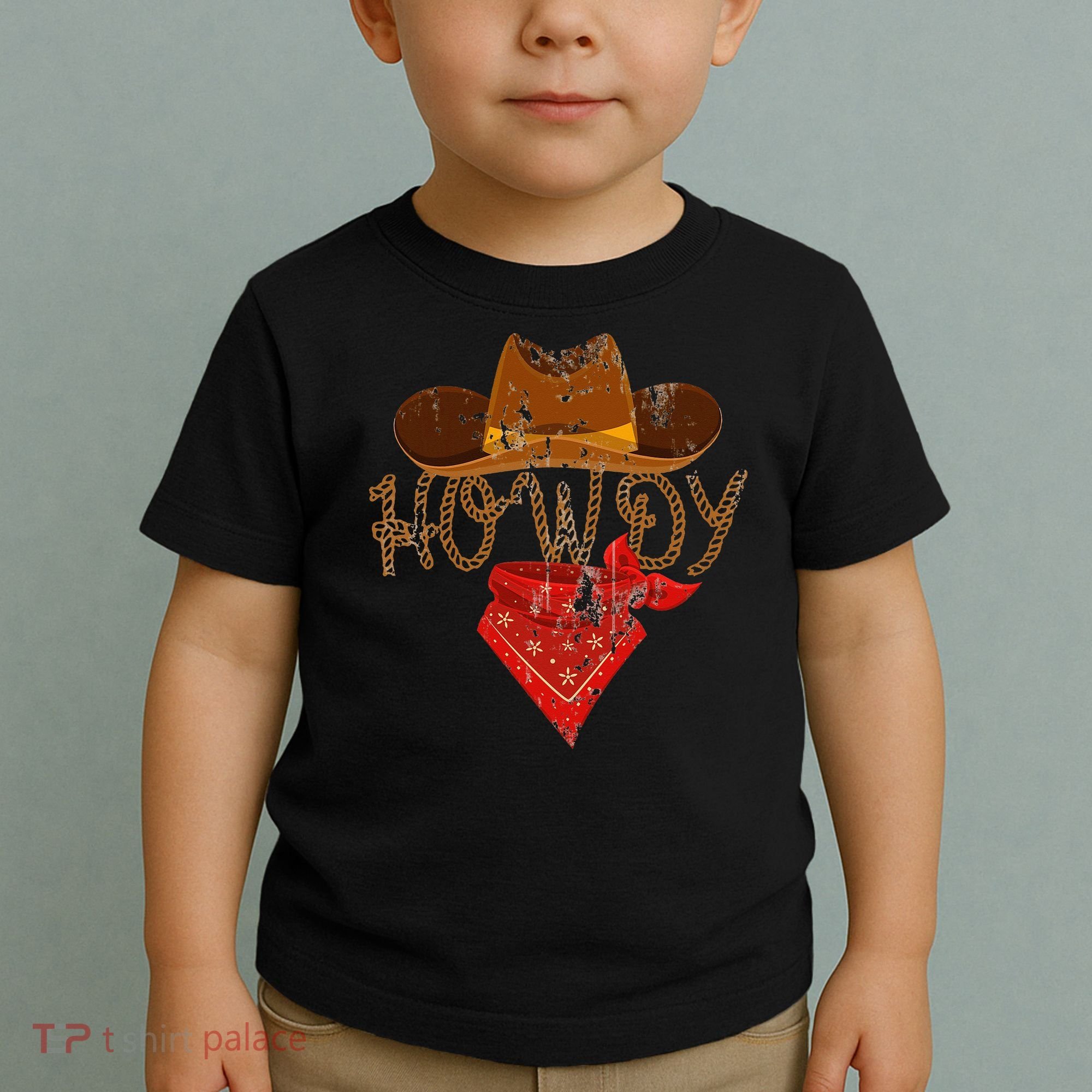 Western Cowboy Howdy Toddler T-Shirt