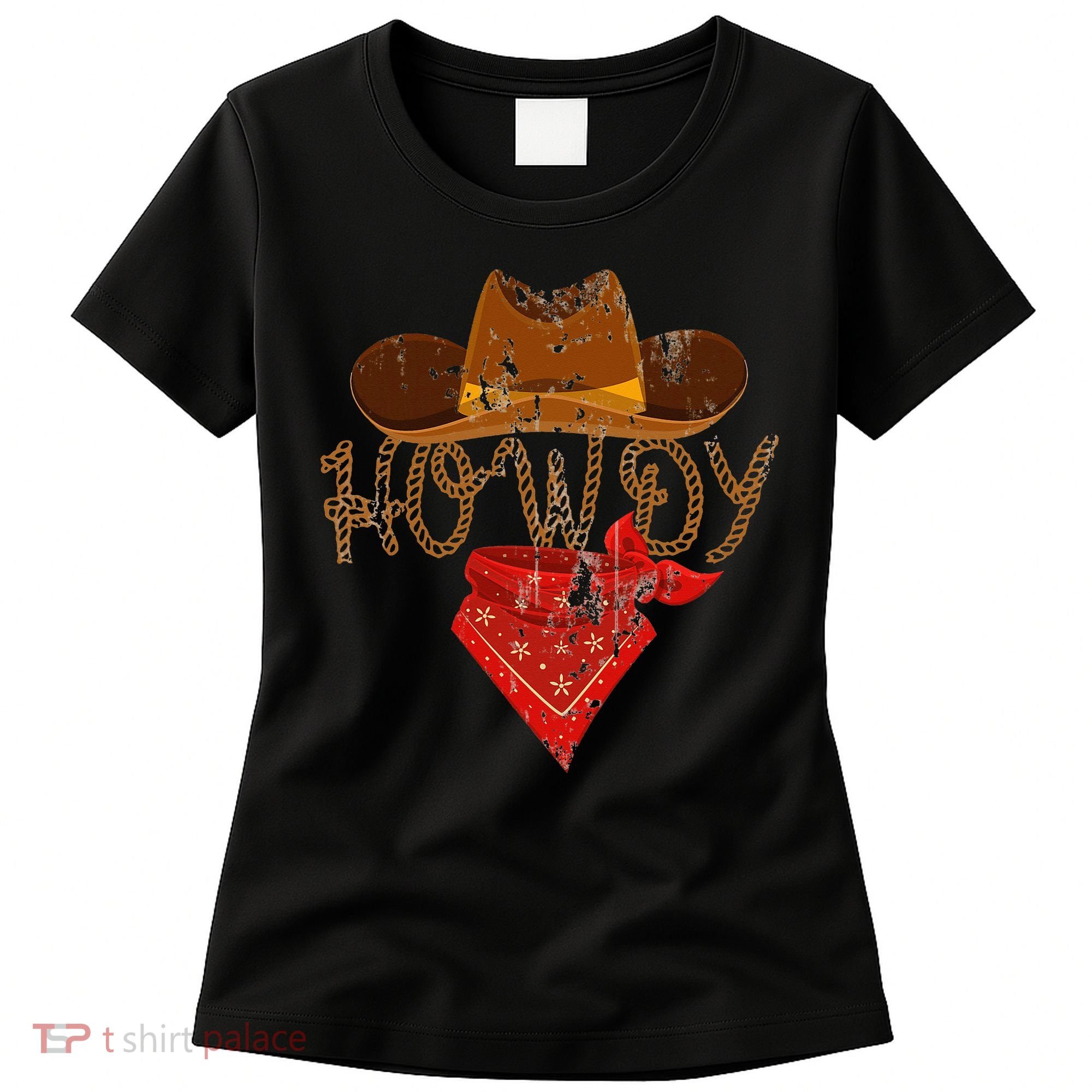 Western Cowboy Howdy Women's T-Shirt
