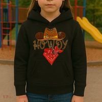 Western Cowboy Howdy Kids Hoodie thumb 3