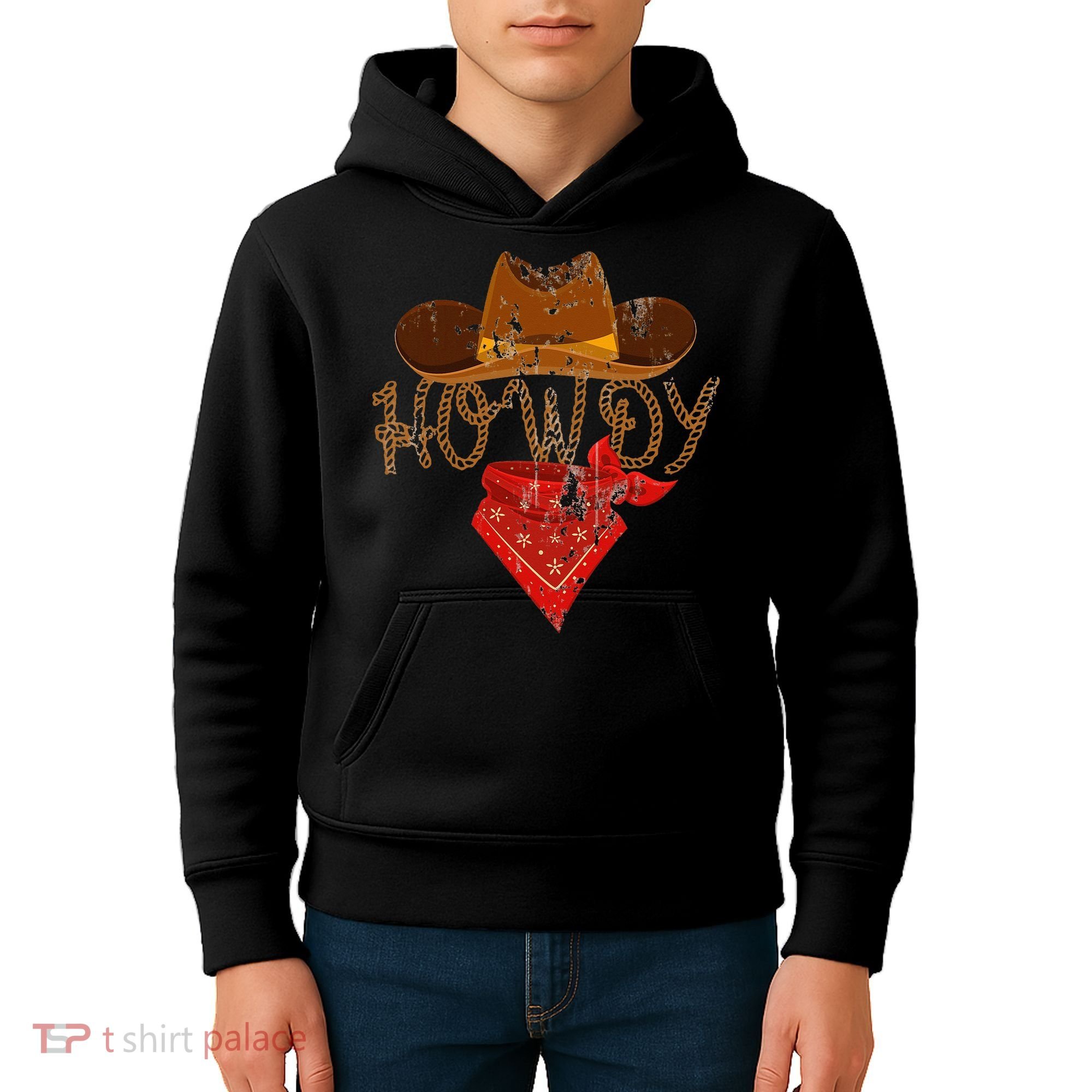 Western Cowboy Howdy Kids Hoodie