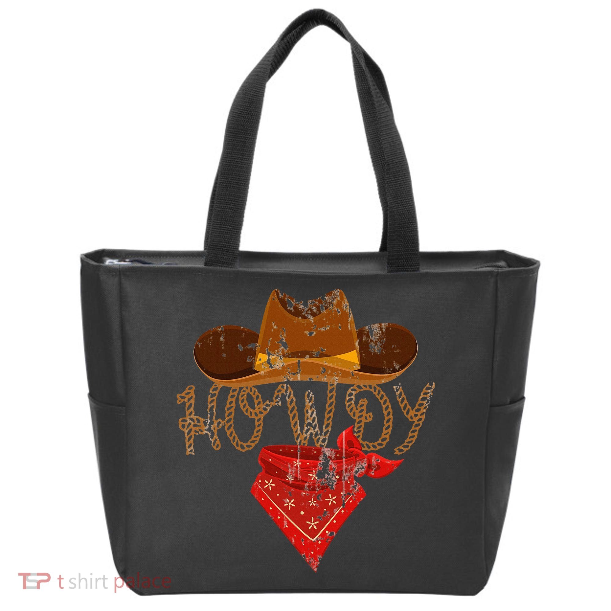 Western Cowboy Howdy Tote Bag